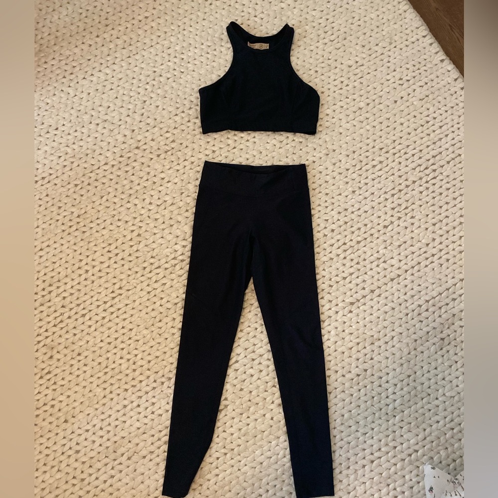 Outdoor Voices legging and Sports Bra set
